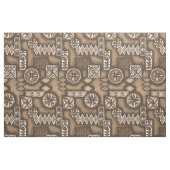 Tissu Wave Warrior Hawaiian Tapa (Fat Quarter)