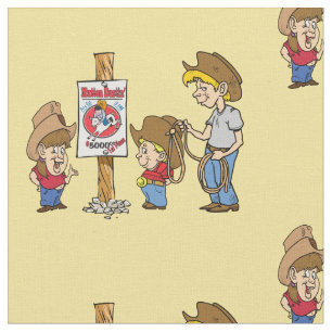 Tissu Western Mutton Bustin Kids RodeoFabric