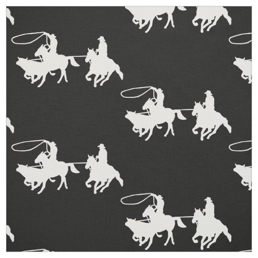 Tissu Western Rodeo Cowboy (Échantillon)