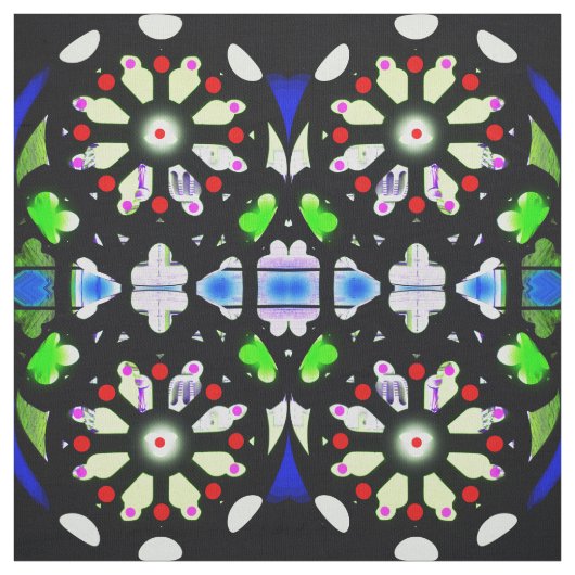 Tissu Wheels of fortune (Échantillon)
