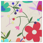 Tissu Whimsy en floraison (Fermer)
