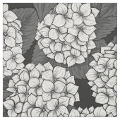 Tissu White hydrangea (Échantillon)