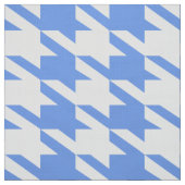 Tissu White & Poweder Blue Houndstooth Seamless Pattern (Échantillon)