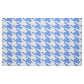 Tissu White & Poweder Blue Houndstooth Seamless Pattern (Fat Quarter)