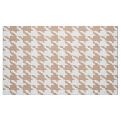 Tissu White & Tan Houndstooth Motif sans couture (Fat Quarter)