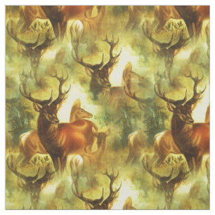 Tissu Whitetail Buck et Doe 