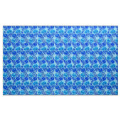 Tissu William Morris Chrysanthemums Nuances de Denim Blu (Yard)