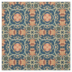 Tissu William Morris Floral Arabesque Motif géométrique