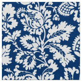 Tissu William Morris Floral Damask, Cobalt Blue & White (Fermer)