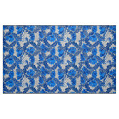Tissu William Morris Floral, Sapphire Blue and Grey (Fat Quarter)