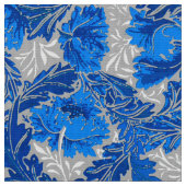 Tissu William Morris Floral, Sapphire Blue and Grey (Fermer)