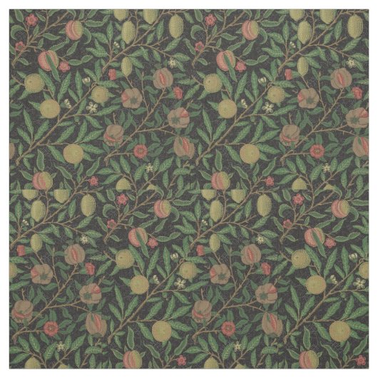 Tissu William Morris grenade classique fruits (Échantillon)