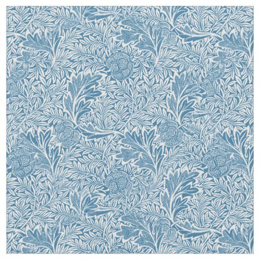 Tissu William Morris Motif bleu Apple (Fermer)