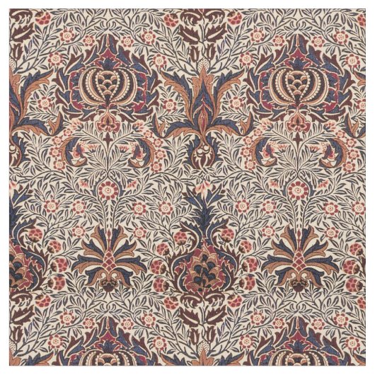 Tissu William Morris Motif de grenade antique (Fermer)