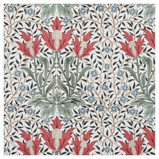 Tissu William Morris Vintage Bourne Motif (Échantillon)