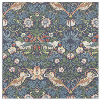 Tissu William Morris Vintage Strawberry Thief Motif
