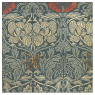Tissu William Morris Vintage Tulipe et Rose motif floral
