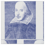 Tissu William Shakespeare Portrait First Folio (fermé)