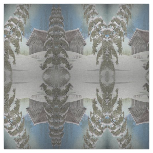 Tissu Winter cottage (Échantillon)
