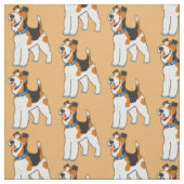 Tissu Wire Fox Terrier (Échantillon)