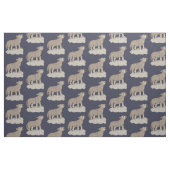 Tissu Wolf Pup Howling (Fat Quarter)