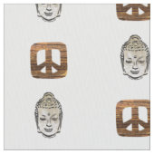 Tissu Wood Peace & Sephia Bouddha Impression (fermé)