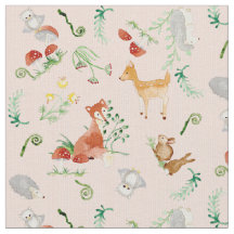 Woodland Fairytale Créatures Baby Girl Nursery
