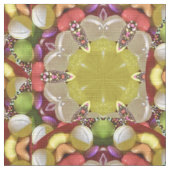 Tissu WOW ~EASTER CANDY ! ~ Vert jaune rouge rouge rouge (Détail)