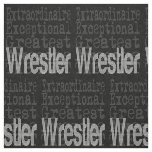 Tissu Wrestler Extraordinaire (Échantillon)