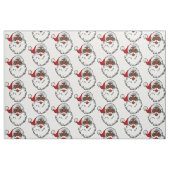 Tissu xmas black santa claus (Fat Quarter)