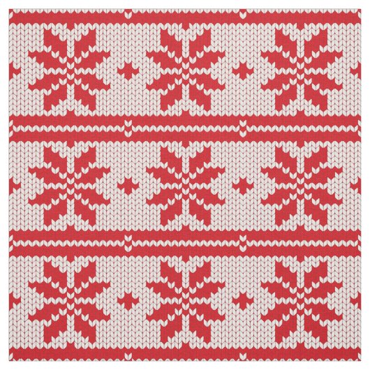 Tissu Xmas knitting seamless (Échantillon)