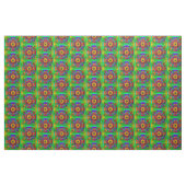 Tissu YANTRA - grande roue - violet vert (Yard)