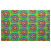 Tissu YANTRA - grande roue - violet vert (Fat Quarter)
