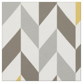 Tissu Yellow et Gray Chevron Pattern (Fermer)