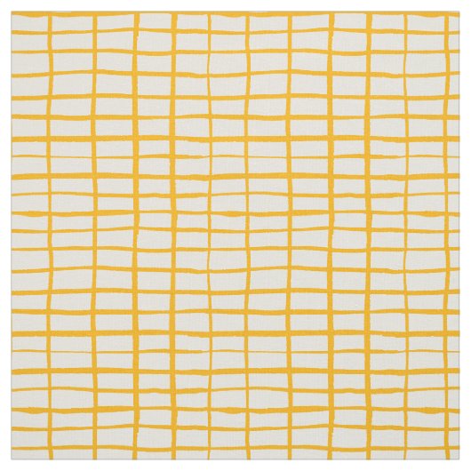 Tissu Yellow grid simple pattern (Échantillon)