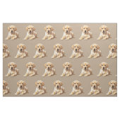 Tissu Yellow Labrador Retriever (Fat Quarter)