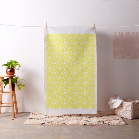 Tissu Yellow Polka (In Situ)