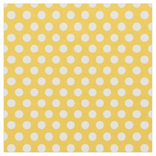 Tissu Yellow Polka (Fermer)