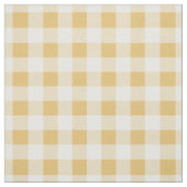 Tissu Yellow & White Plaid Gingham (Échantillon)