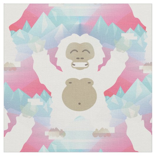 tissu yeti rose (Fermer)