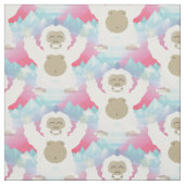 tissu yeti rose (Échantillon)