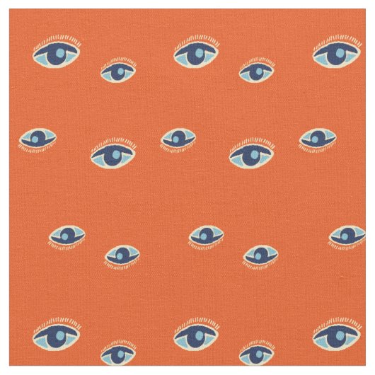 Tissu Yeux bleus (Fermer)