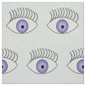 Tissu Yeux bleus (Échantillon)