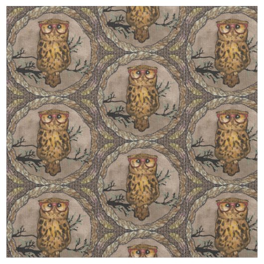 Tissu Yeux de Hibou (Fermer)