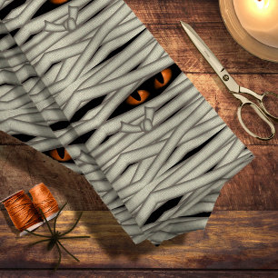 Tissu Yeux de maman Halloween Orange ID685