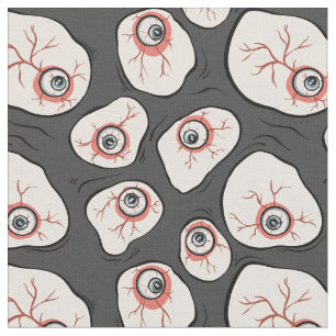Tissu Yeux de zombie sanglant Halloween