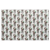 Tissu yo black père Noël (Fat Quarter)