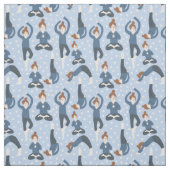 Tissu Yoga Pose Motif (Échantillon)