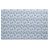 Tissu Yoga Pose Motif (Fat Quarter)