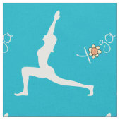 Tissu Yoga Warrior Pose Fabric (Fermer)